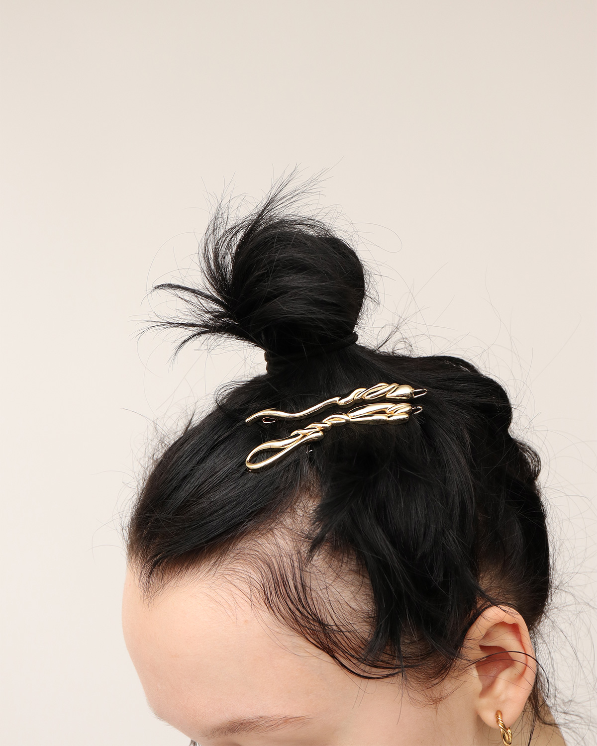 Roots Round Hair Clip 詳細画像