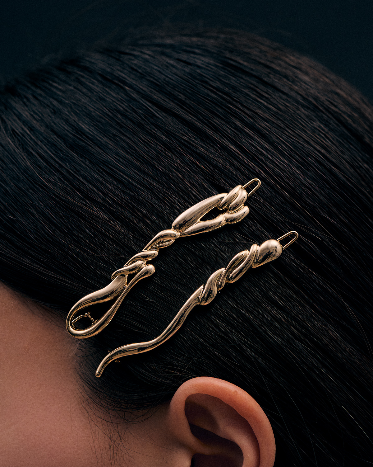 Roots Round Hair Clip 詳細画像