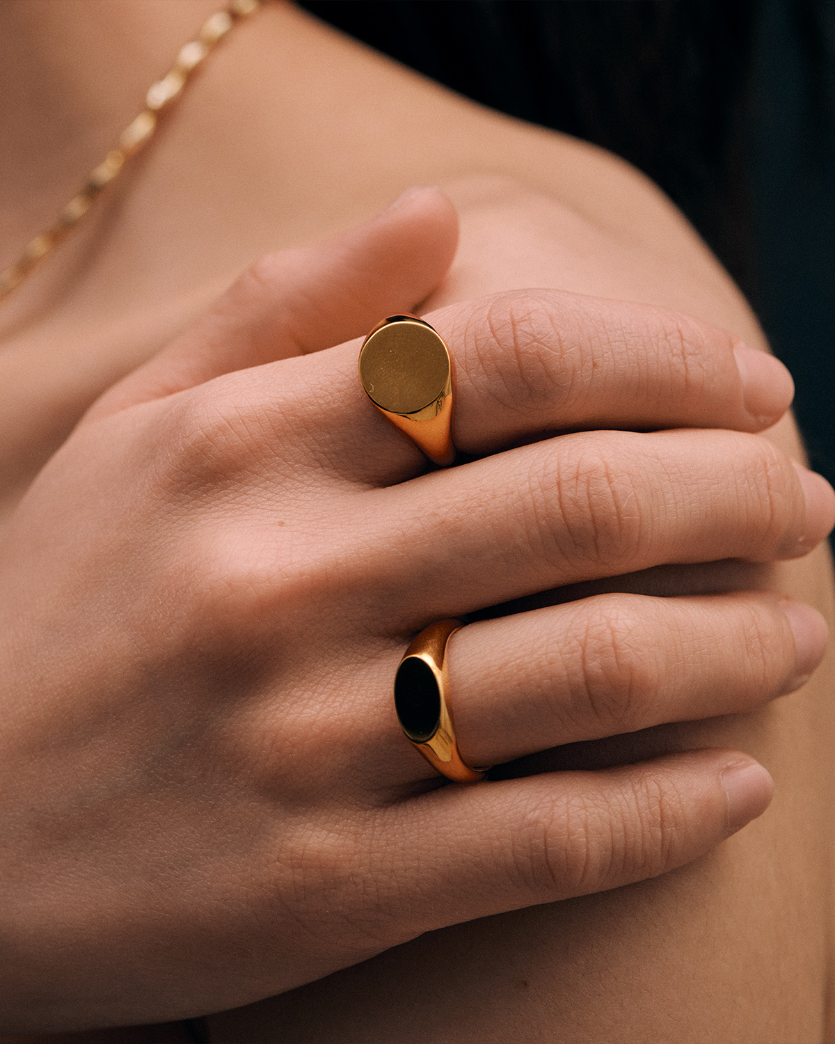 Ellipse Signet Ring 詳細画像