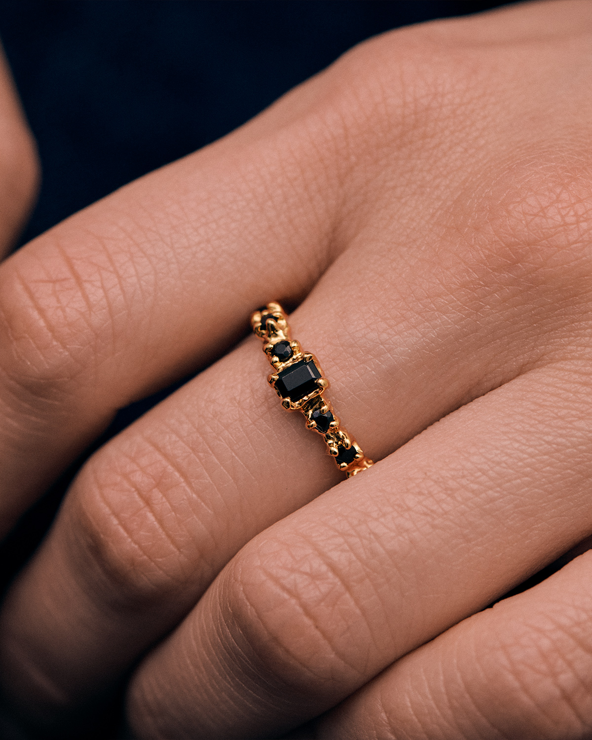 Lava Onyx Ring 詳細画像