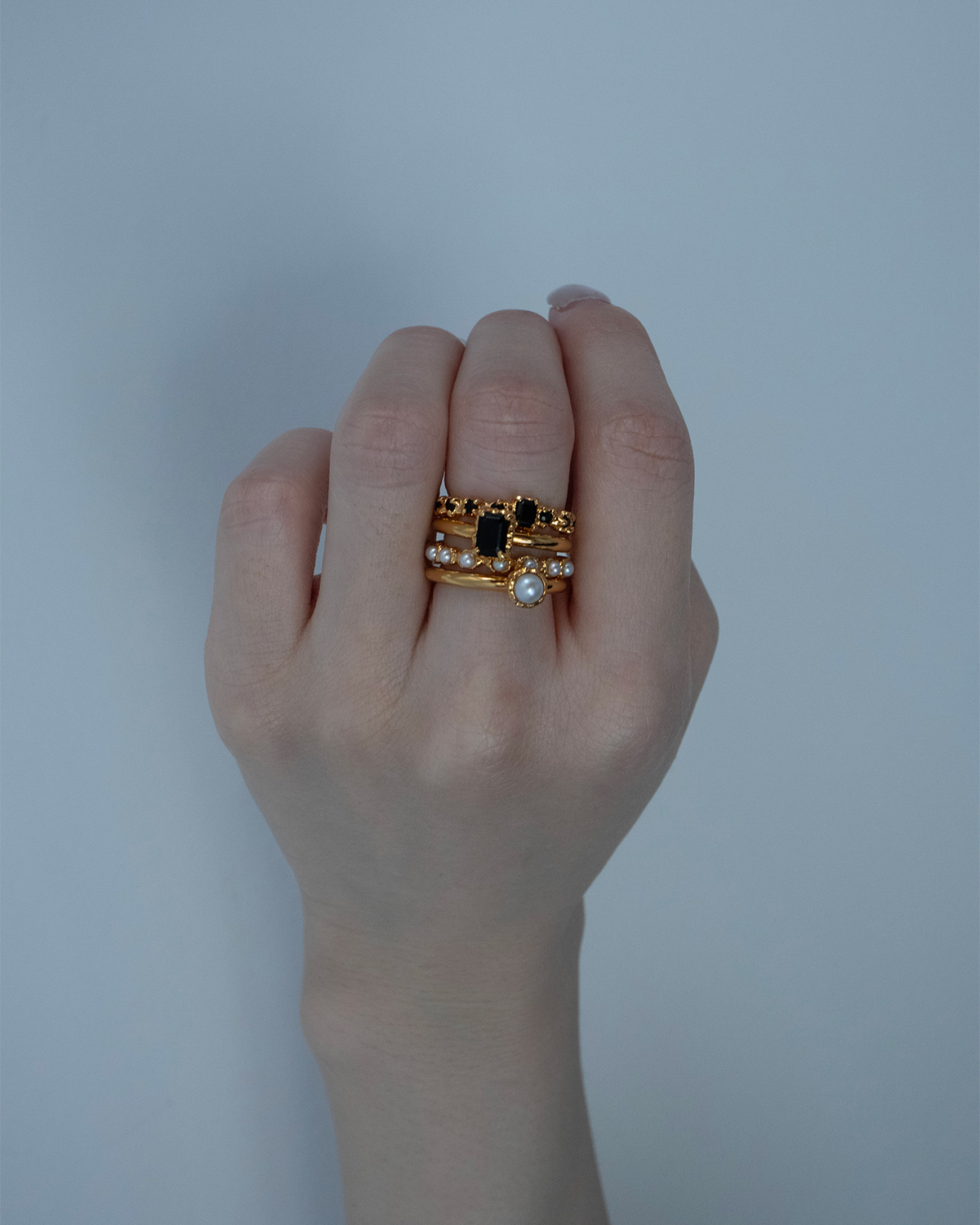 Lava Pearl Ring 詳細画像