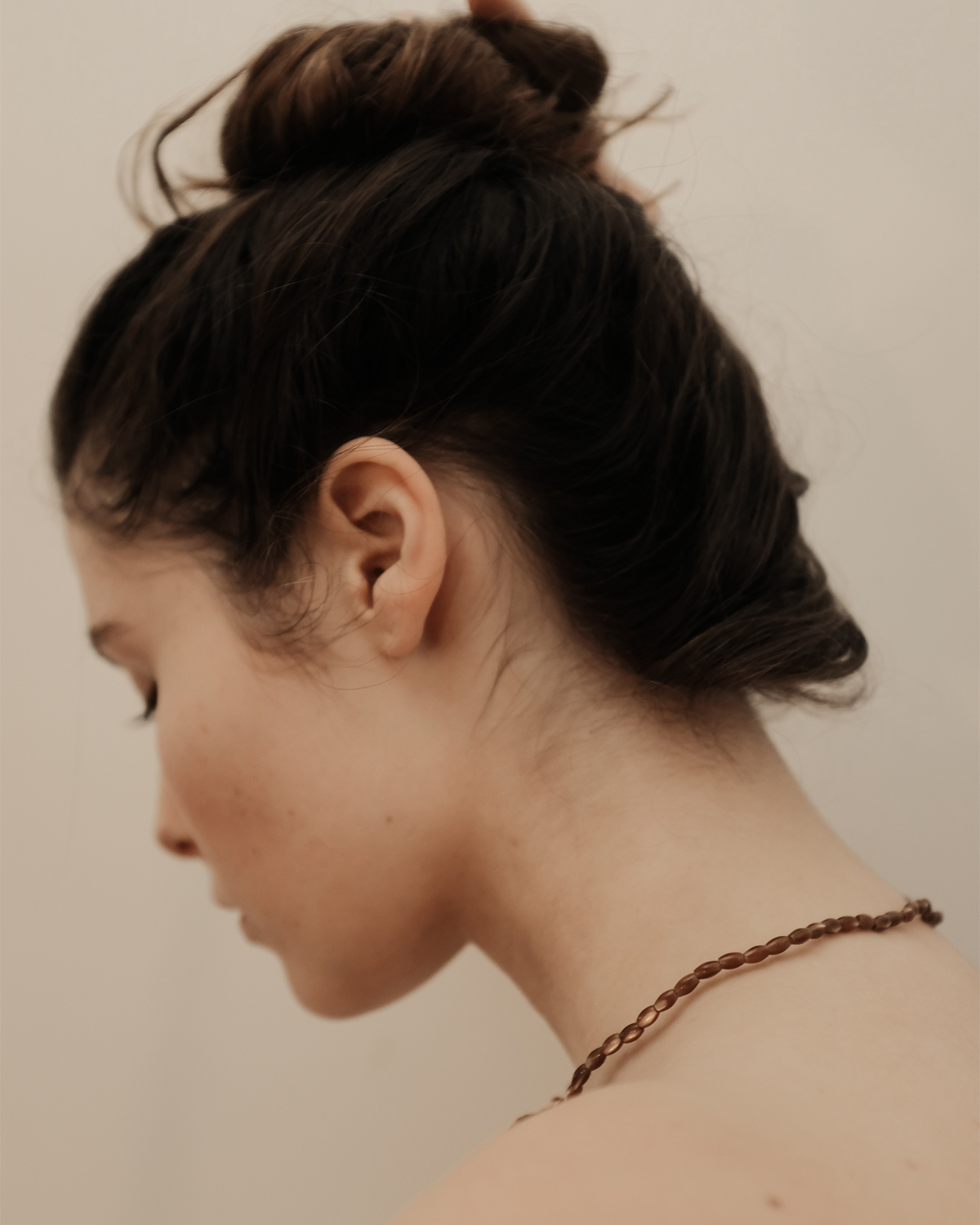 French Shell Beads Necklace 詳細画像