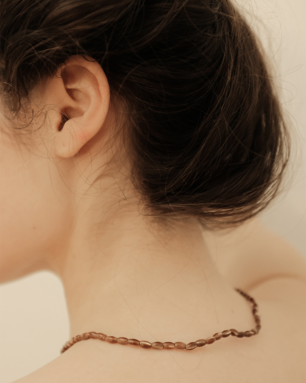 French Shell Beads Necklace 詳細画像