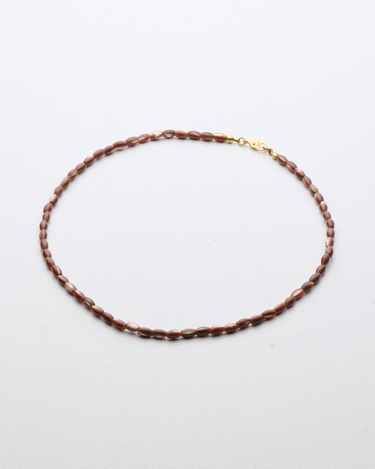 French Shell Beads Necklace 詳細画像