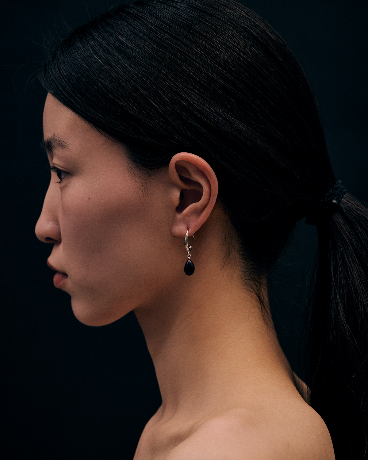 Drop Glass Earrings 詳細画像