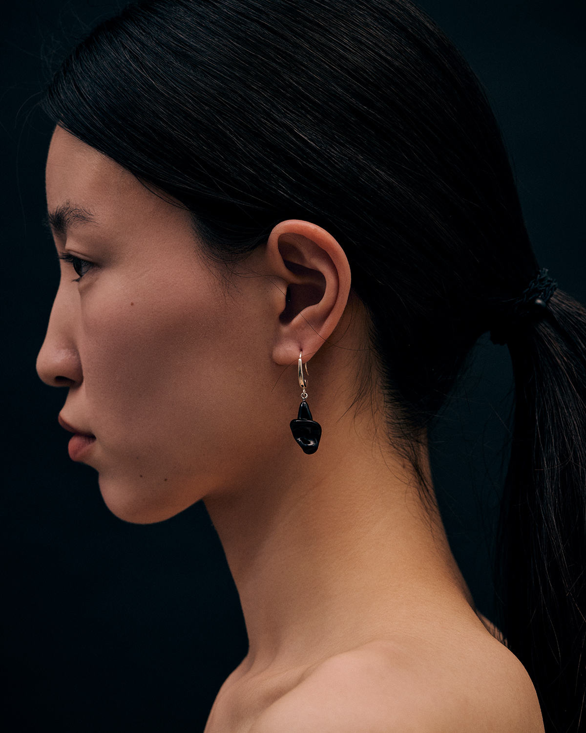 Petal Glass Earrings 詳細画像