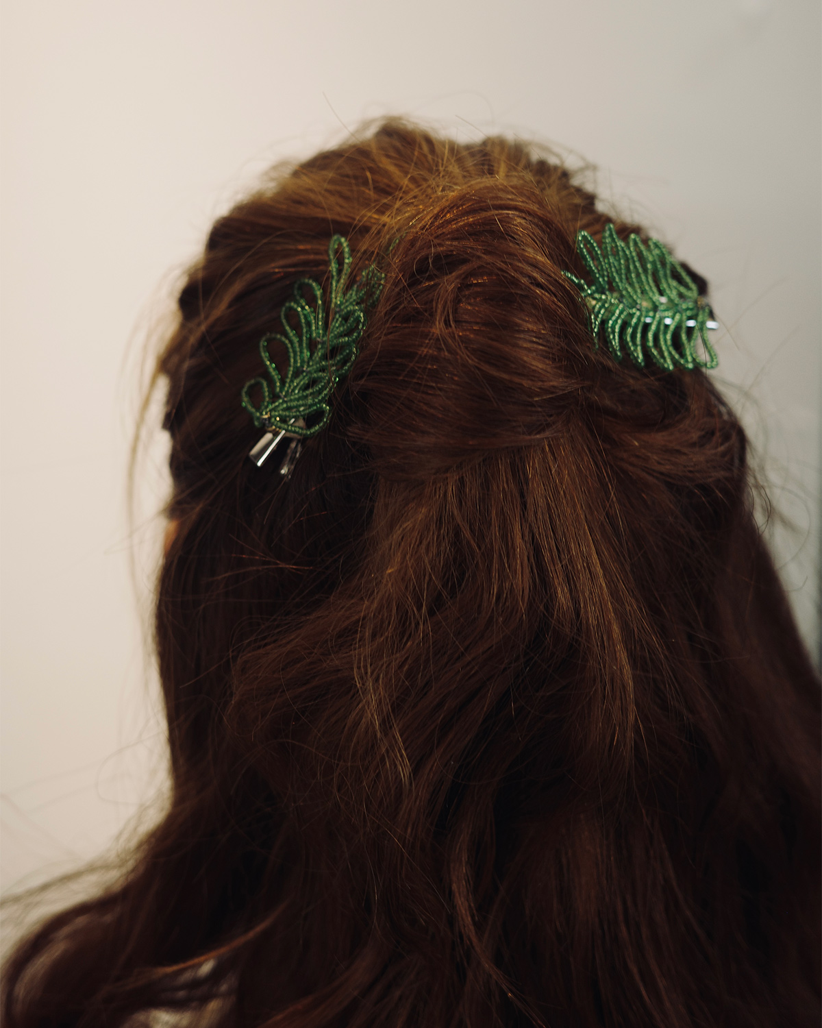 Leaf Beads Hair Clip 詳細画像